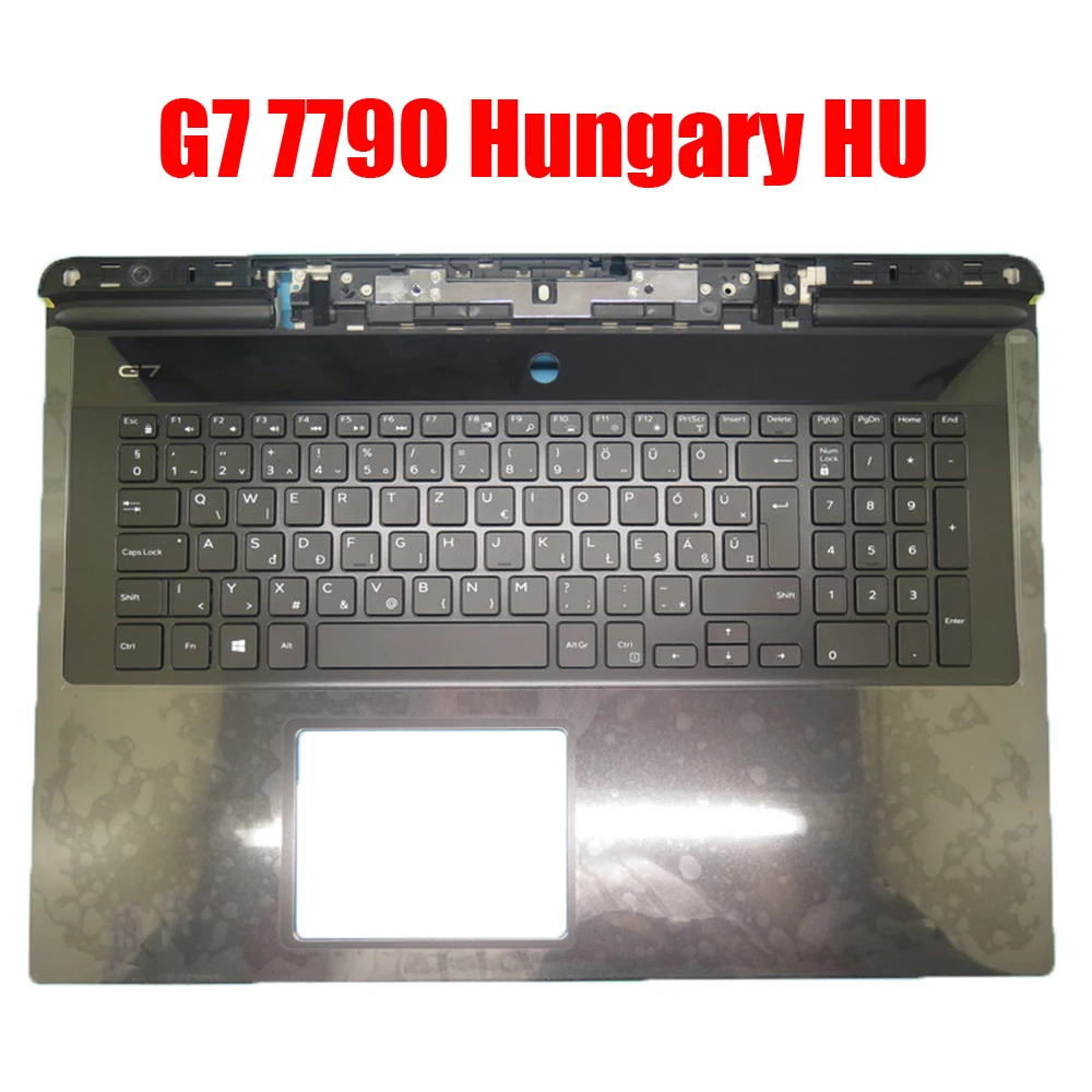 

Hungary Laptop Palmrest For DELL G7 17 7790 06WFHN 6WFHN 00YW0N 0YW0N 0VV47G VV47G 0W6DWC W6DWC With Backlit Black Upper Case Ne