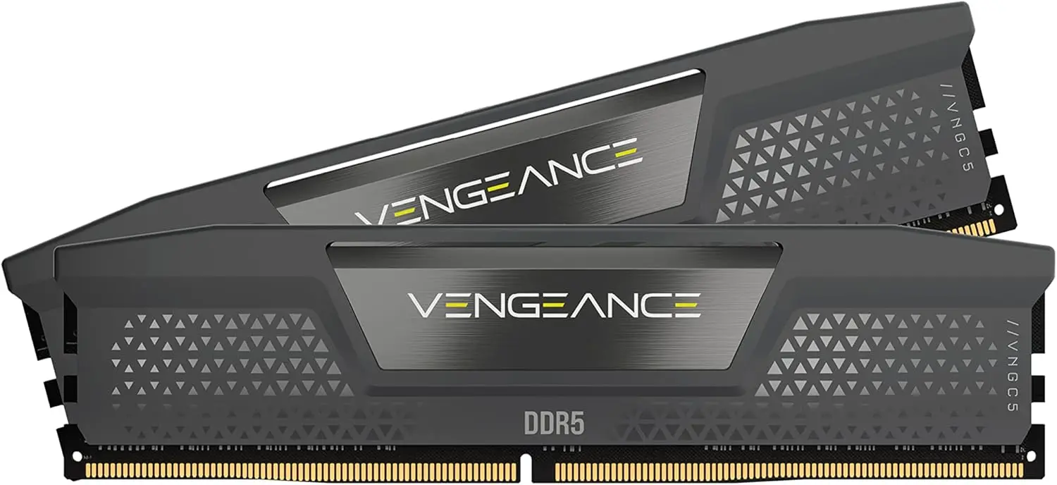 

Vengeance DDR5 32GB 2x16GB 6000MHz CL36 AMD Expo Intel XMP iCUE Compatible RAM Gray CMK32GX5M2E6000Z36