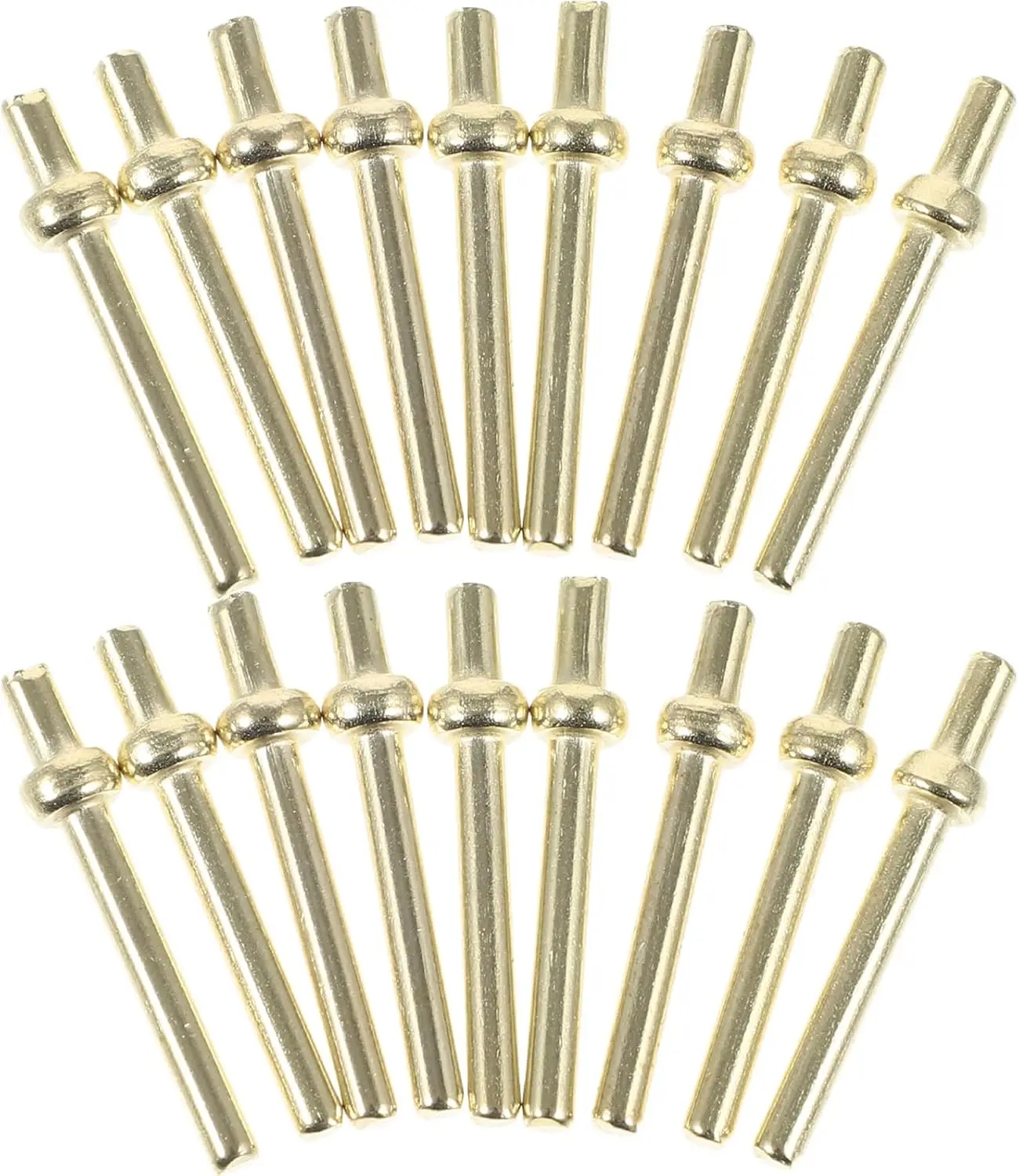

100Pcs Golden Cribbage Pegs for Traditional Board Game, 2.59X0.46X0.46CM