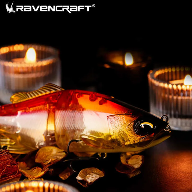 RAVENCRAFT WHALE SPINE 215mm 70g Slow Sinking 3 Section Hard Lure Water Surface Fishing Fake Bait