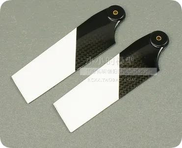 105mm Carbon Fiber Tail Rotor Blades For Align T-Rex 700 Scale RC Helicopter Tail Boom Parts props