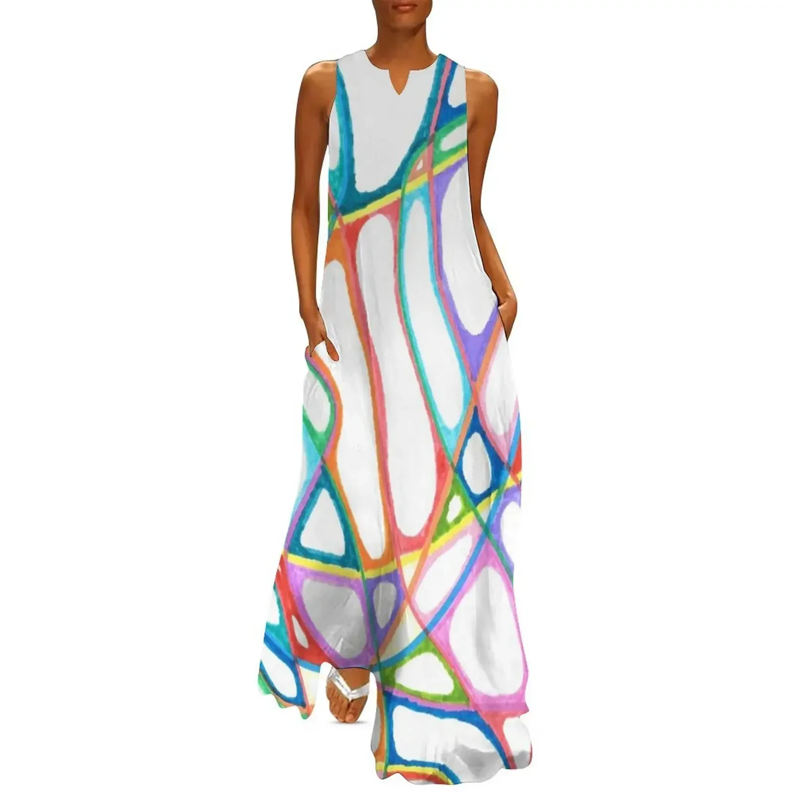 

Sections of Color Long Dress dresses for women 2025 dresses for womens summer dress women evening dress