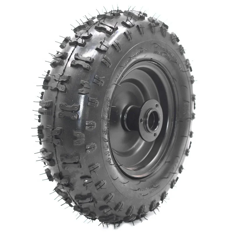 

6 Inch Wheels 4.10/3.50-6 Tyre With Rim Fit For Mini Quad ATV Kid's Go Kart 47CC 49CC Engine Bike Snowplow Snowmobile Tires