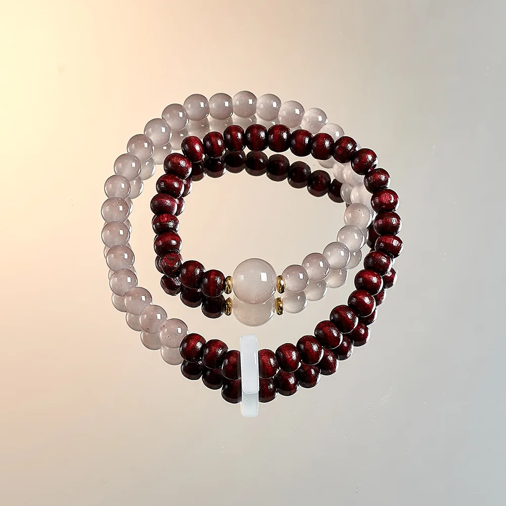 

Браслет на руку: изысканный, простой, в ретро-стиле, с бисерным декором, легкий люкс, высококачественный, винтажный браслет.