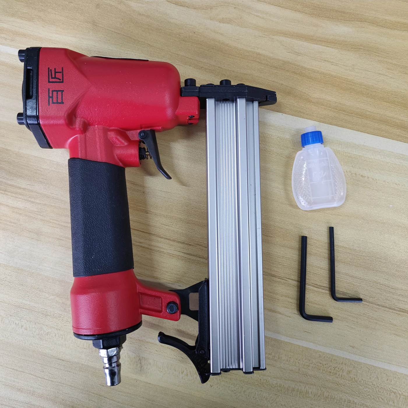 WENXING Air Nailer Gun Straight Nail Gun Pneumatic Nailing Stapler Furniture Wire Stapler F30