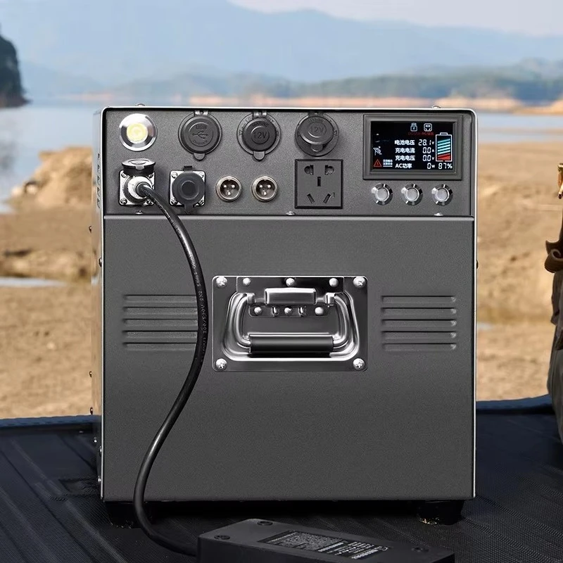 3000w8000wh Portable Power Station  Solar Generator with LiFePO4 Battery Home Outdoor Camping Emergency Backup Power