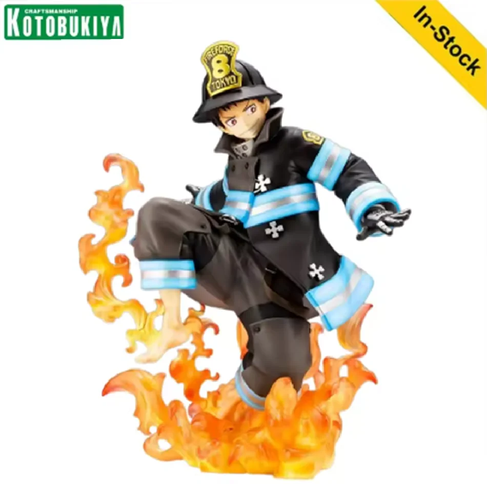 Neue Shinra Kusakabe Figur Anime Fire Force Spezialeffekt-Blut Desktop-Puppe Geschenkmodell Spielzeug Sammlerstück Ornamente PVC