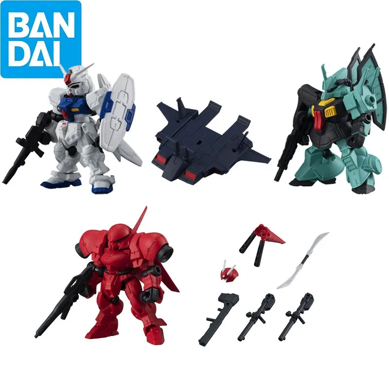 Bandai Genuine Gundam MSE22 Gashapon Toys GP03 Gerbera Tetra Dijeh Gundam Anime Figure Assembly Model Decoration Kids Gifts