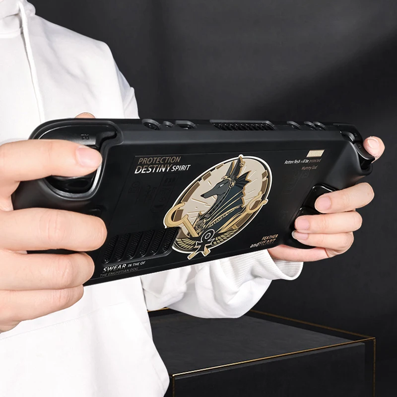 Cool Ancient Anubis Case para Steam Deck, Game Console, Hard PC Protective Shell, à prova de choque, Anti-queda, Acessórios