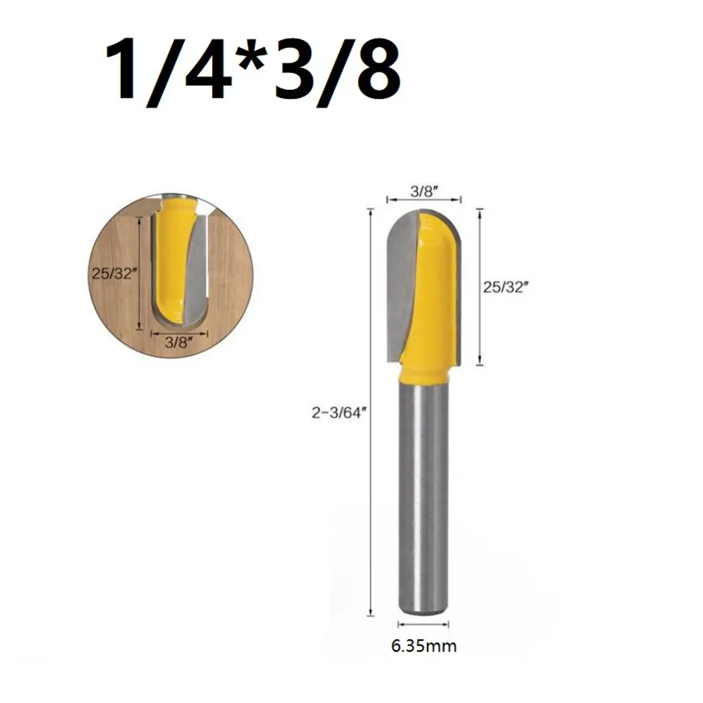 Easy To Install Router Bit Shank Router Bit Accessories Assembly Attachment Cutting Long Blade Long Reach Round Nose