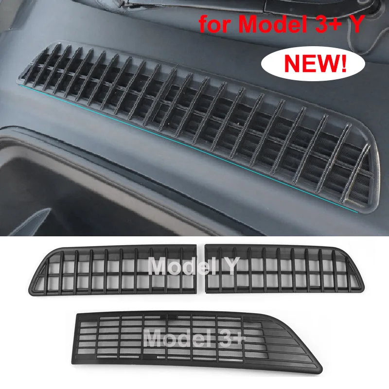 Air Intake Cabin Debris Filter For Tesla New Model 3+ Highland Model Y 2024 Insect-proof Mesh Net Air Inlet Protective Cover M3+