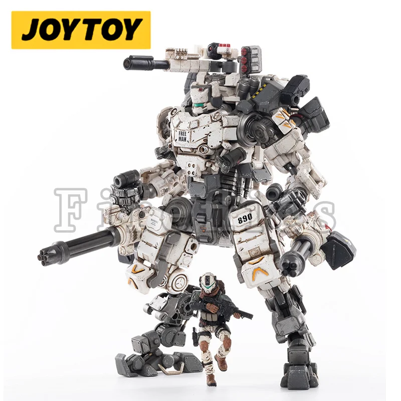 1/25 JOYTOY Action Figure Mecha Steel Bone Versão Branca Anime Coleção Modelo Brinquedo Para Presente