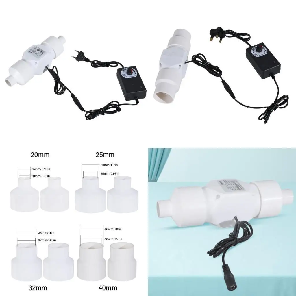 

652F High Efficiency 20/25/32/40/46mm Kitchen Ventilation Duct Fan Quiet Inlines Exhaust
