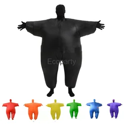 New Halloween Adult Kids Chub Suit Inflatable Costume Blow Up Color Full Body Jumpsuit 10 Colors Inflated Garment For Men Women