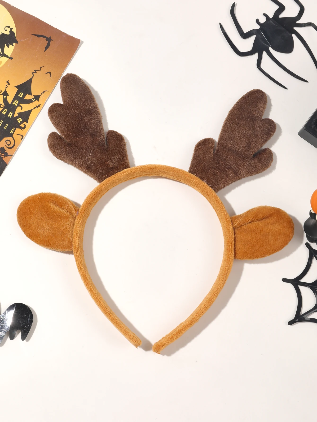 1 Stück Hirschgeweih Stirnband für Frauen Mädchen Niedliche Rentierhörner Ohren Kostümzubehör für Halloween Weihnachten Cosplay Supplies – Detail 3