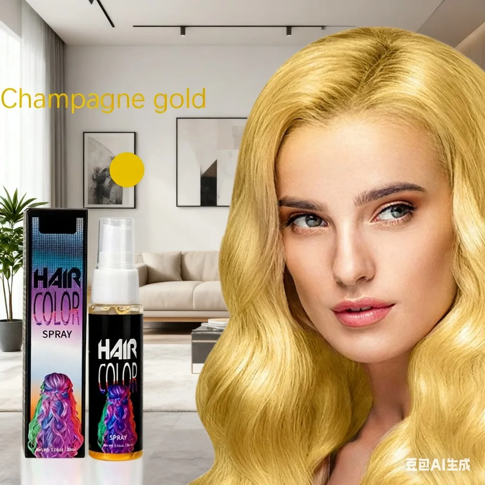 

Long lasting temporary hair dye covering white hair hairline pen can be washed with water