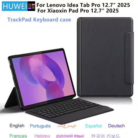 Magic Keyboard For Lenovo Idea Tab Pro 12.7" 2025 Case for Lenovo Xiaoxin Pad Pro 2025 TB-373FU TB375FC Tablet keyboard cover