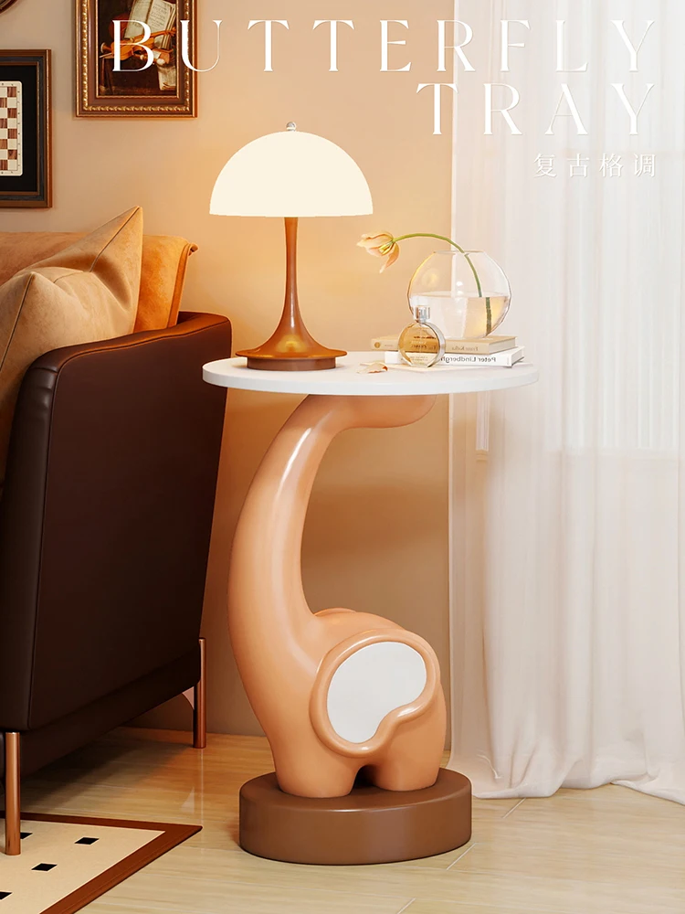 decoration-d'interieur-statue-d'elephant-a-long-nez-ornement-de-table-d'appoint-petite-sculpture-animale-ronde-pour-salon-table-a-the-Etagere-de-rangement-mignonne