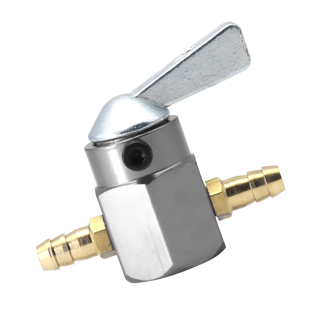 

Silver Fuel Tap Valve Switch on/off fit for Scooter Quad Motorcycle Moped Universal 6mm