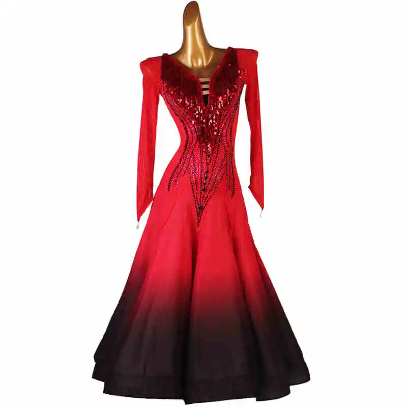 Ballroom Dance Kleid Frauen Walzer Anzug Kinder Kleidung Neue Hohe Qualität Kostüm Moderne Wettbewerb Sets Abend Mädchen Outfit