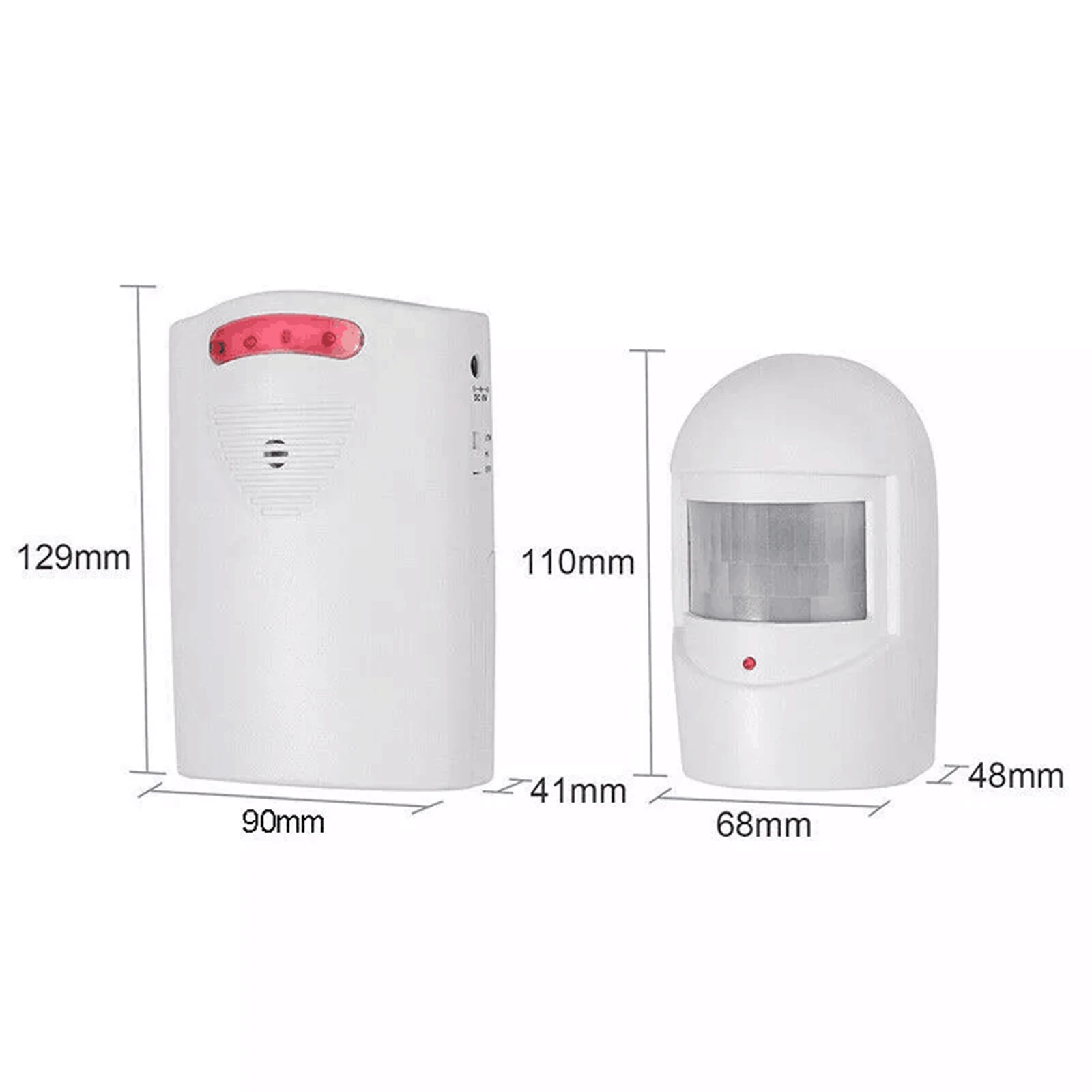 Wireless Driveway Alarm Alert System Security Garage Intruder PIR Motion Sensor