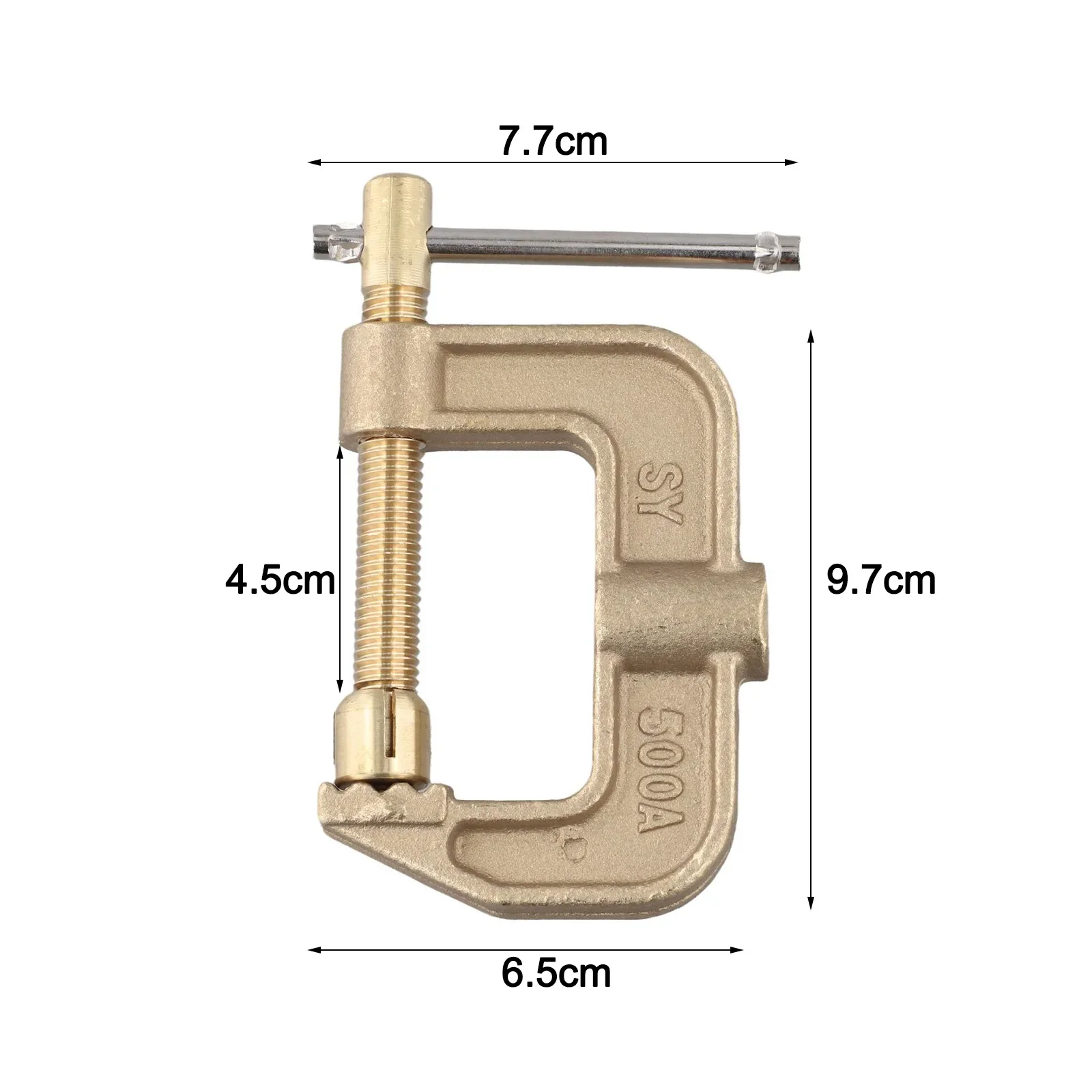 Earth Clamp Ground Clamp Welding Accessories Widely Used Copper G-shaped Golden Oil Platforms Steel Structures