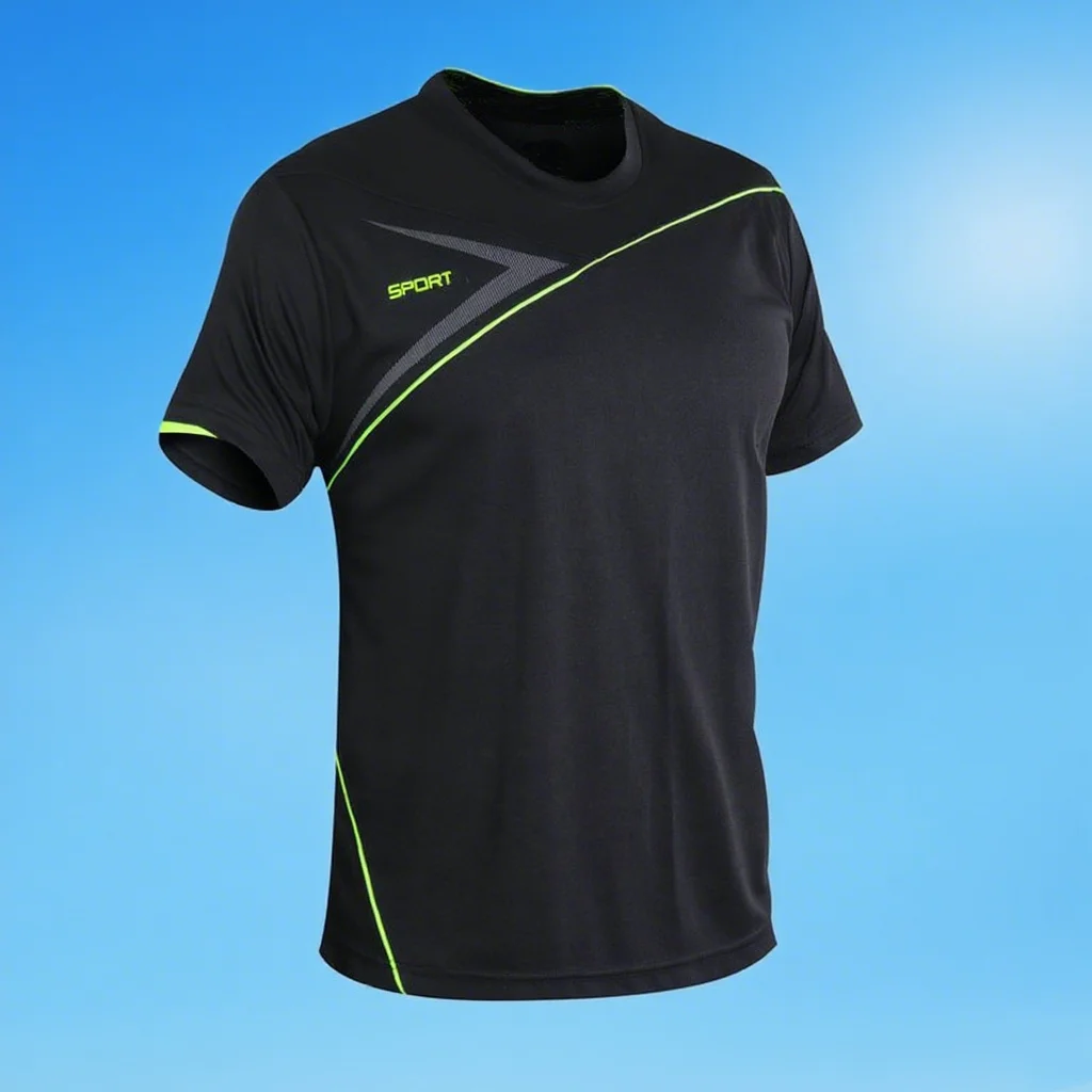 

Men's T-shirt Sports Running T-shirt Men's Quick Drying Breathable Short Sleeve Round Neck Sports T-shirt Outdoor Exercise Men's