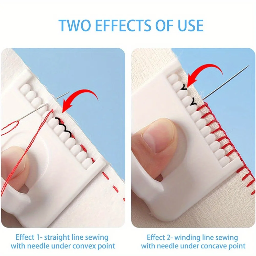 2pcs Sewing Guide Template Kit for Consistent Stitches – 3mm Spacing Precision Sewing Tool for Fabric Embroidery & Leathercraft image 5