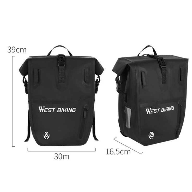 

Bicycle Side Bag Waterproof Pack Mountain Bike Reflective Single Rack Camel Bag Riding Equipment G1037