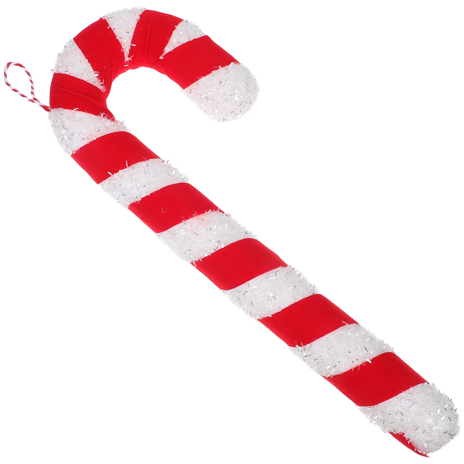 

Red White Large Foam Candy Cane Christmas Tree Hanging Ornament Holiday Party Xmas Candy Decorations Indoor Outdoor Tree Decor