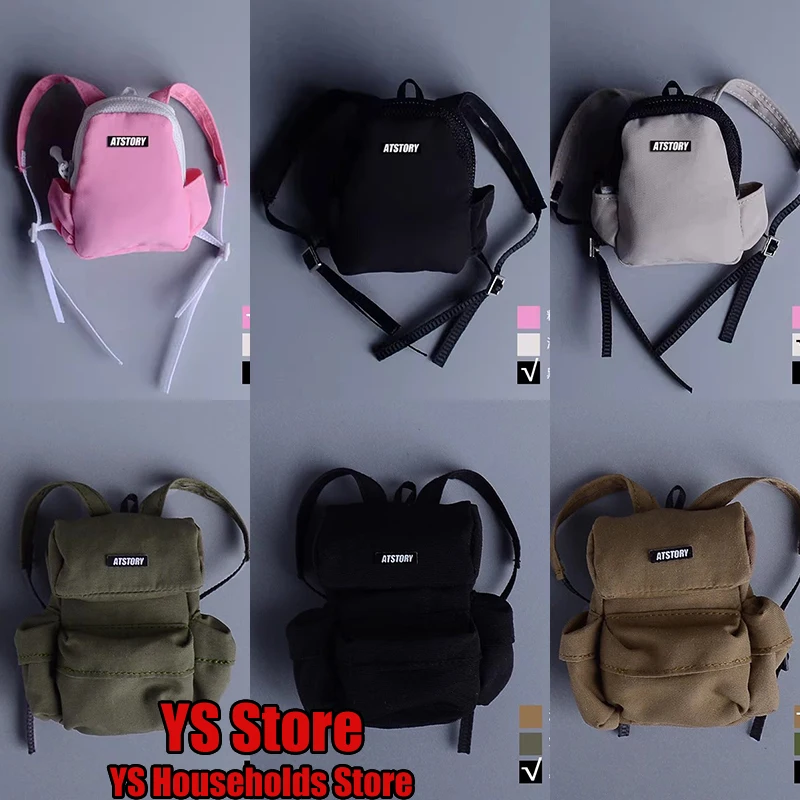 

ATStory Fashion 1/12 Soldier Hiking Backpack Letter Print Outdoor Mountaining Crossbody Bag Toys Accessory For 6" Action Figure