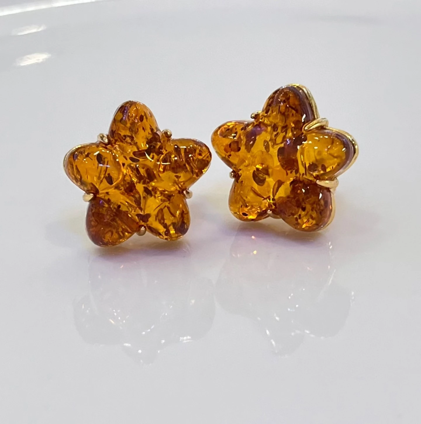 

Сертифицированный комплект ювелирных изделий из редкого натурального янтаря, балтийский цветок, растение, янтарь, пятиконечная звезда, кольцо с пентаграммой, драгоценные подарки