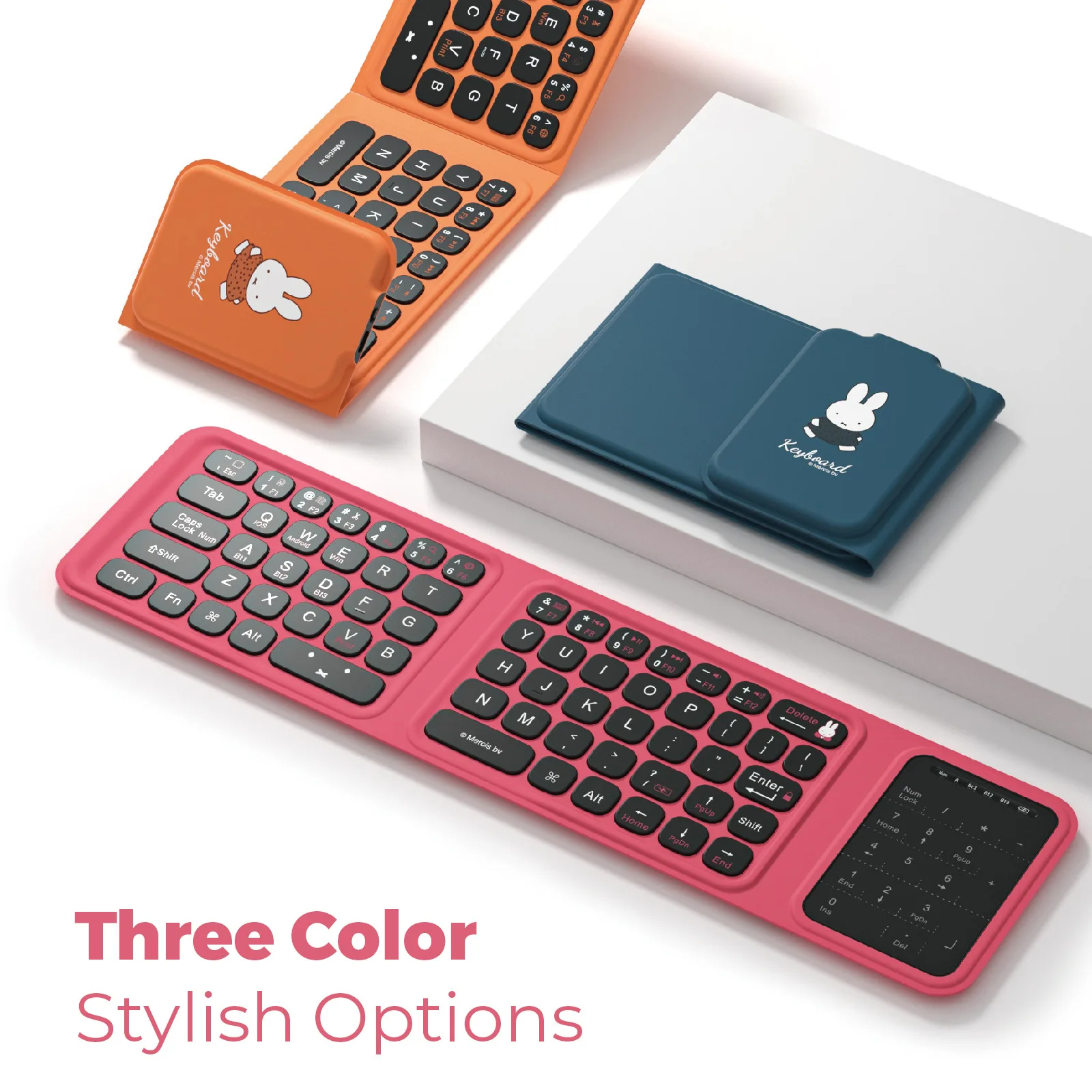 Miffy Triple fold keyboard Cut - đánh giá và giá Fire Tablet Accessories