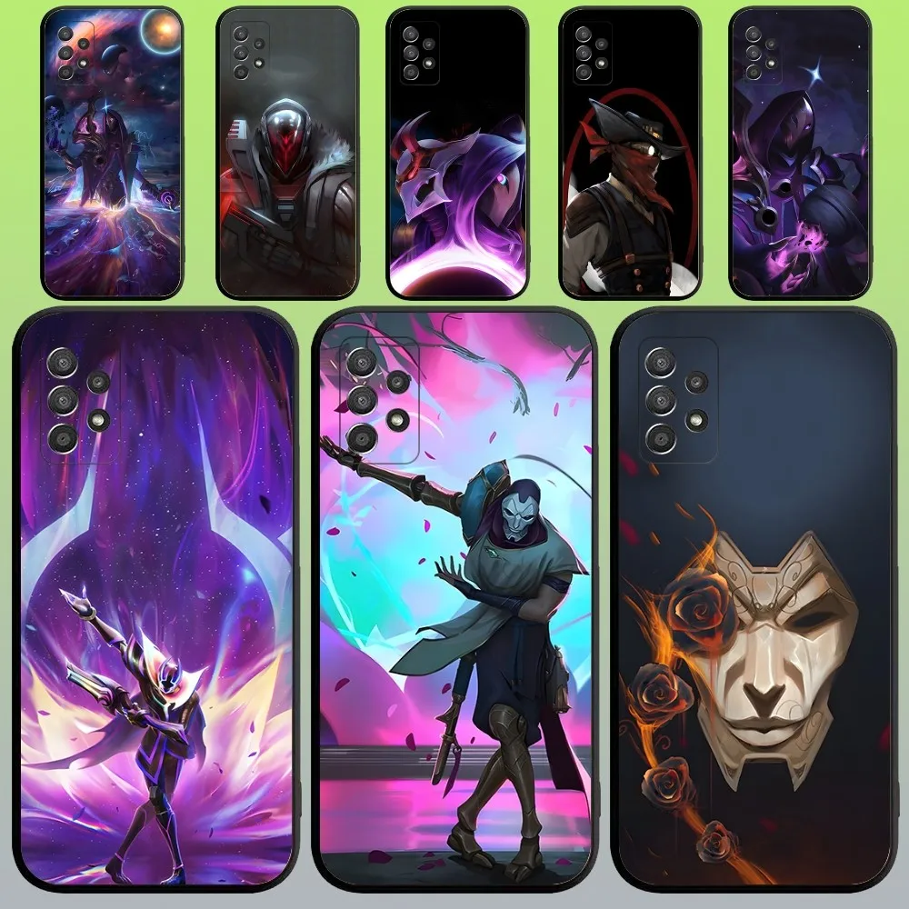 L-LOL K-Khada Jhin Virtuoso Phone Case For Samsung Galaxy A20,A21s,A22,A31,A32,A52,A53,A72,73,A80,A91 Soft Black Cover