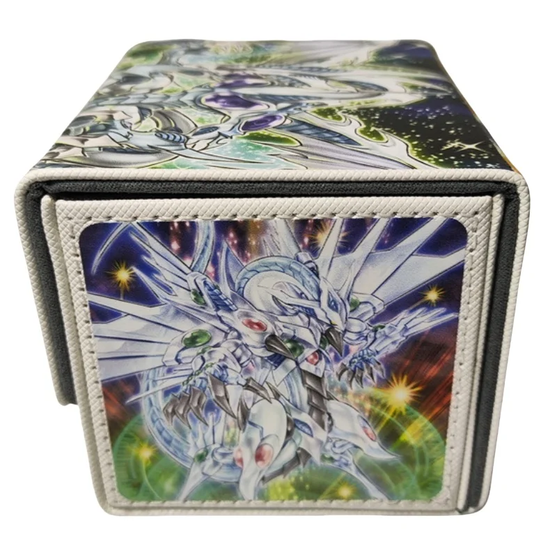 Card Case Yu Gi Oh! Stardust Dragon Tcg Diy High Quality Leather Action Toy Figure Anime Game Collection Storage Box Gift Friend