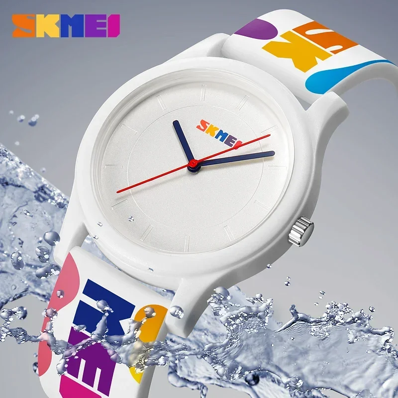 SKMEI 1880 Quartz Kids Watches Cartoon Patterm Strap Lady Girl Children 5Bar Waterproof Wristwatches Fashion Relogio Feminino