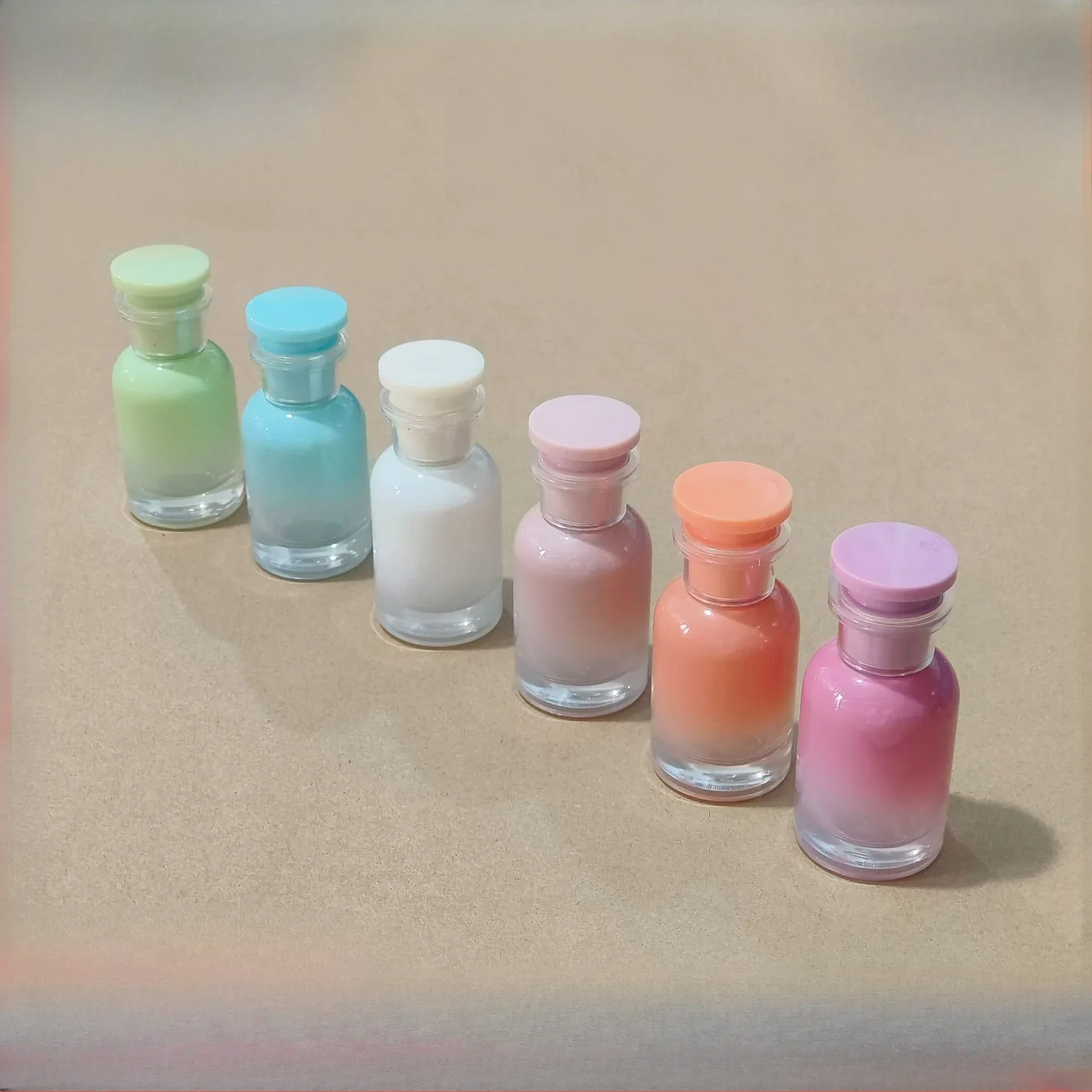 10PCS 30ml Candy Colored Glass Spray Perfume Empty Bottle Rechargeable Empty Bottle Wholesale