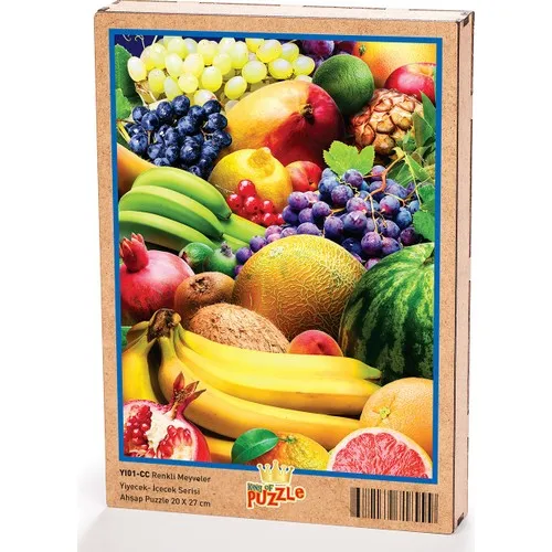 King Of Puzzle Colorful Fruits Wooden Jigsaw Puzzle 204 Pieces (YI01-CC)