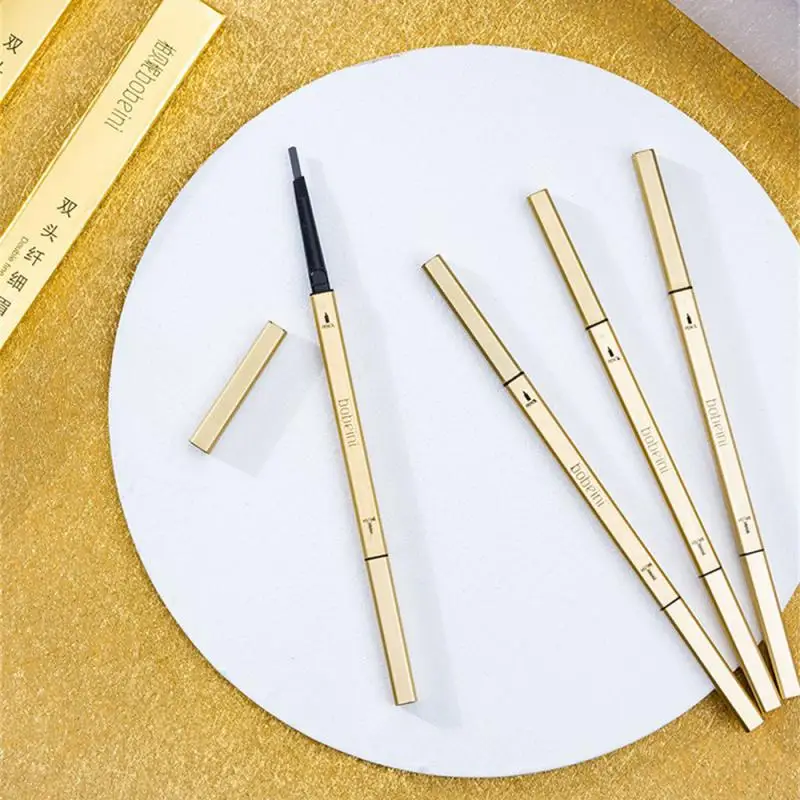 Natural Eyebrow Pencil Durable Easy To Use Sweatproof Double Ended Waterproof Eyebrow Long-lasting Makeup Precise Lasting Beauty