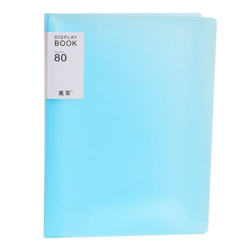 Binder Anggaran Plastik Folder File A4 untuk Dokumen 60/100 Halaman Produk Arsip Perlengkapan Kantor Organizer Alat Tulis Meja