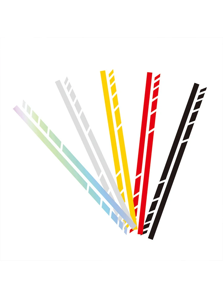 Autocollants de bande de sport pour moto, 2 pièces, décor de casque de réservoir de carburant, rétroviseur de voiture étanche, autocollants en vinyle, accessoires de véhicule