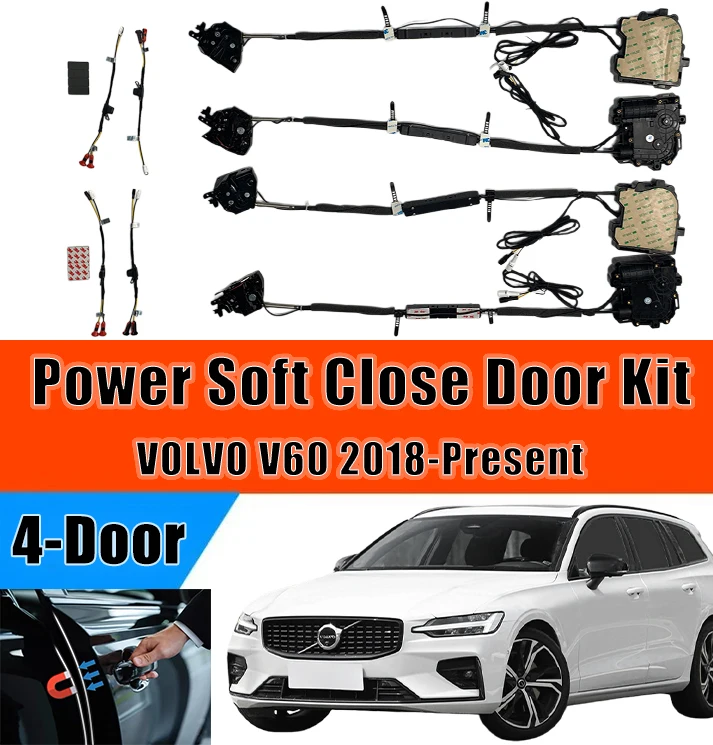 Xcar for VOLVO V60 2018-Present Car OEM Automatic Soft Close Door Electric Suction Kit Auto Power Closing