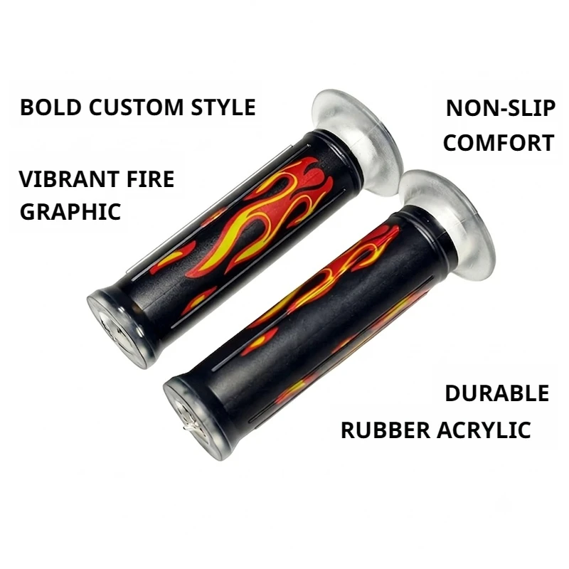 SEAMETAL Universal Motorcycle Handlebar Grip 7/8 