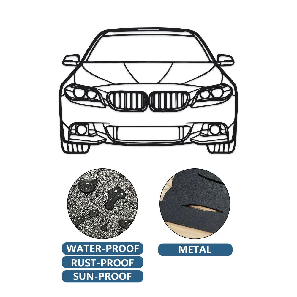 Exquisite Craftsmanship: Abstract Art Metal Wall Decor - Perfect for Home, Office, Cafe & More   Ideal Gift for Car Enthusiasts