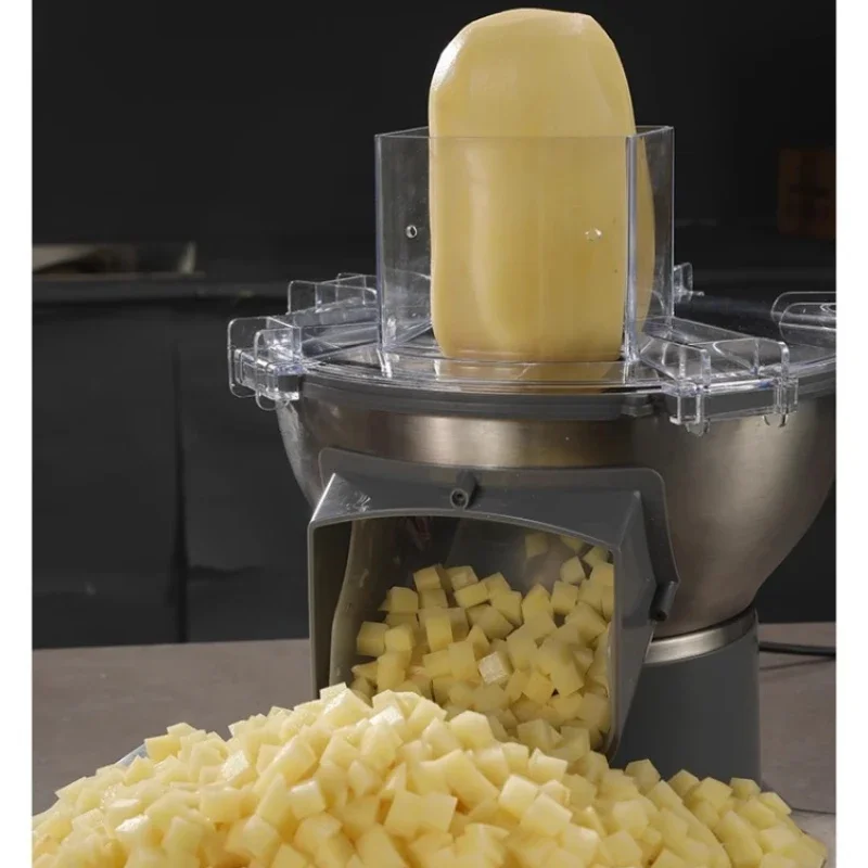 Dicing Machine commerciale frutta e verdura patate a dadini carota dicrodomesticos De Cozinha Eletricos