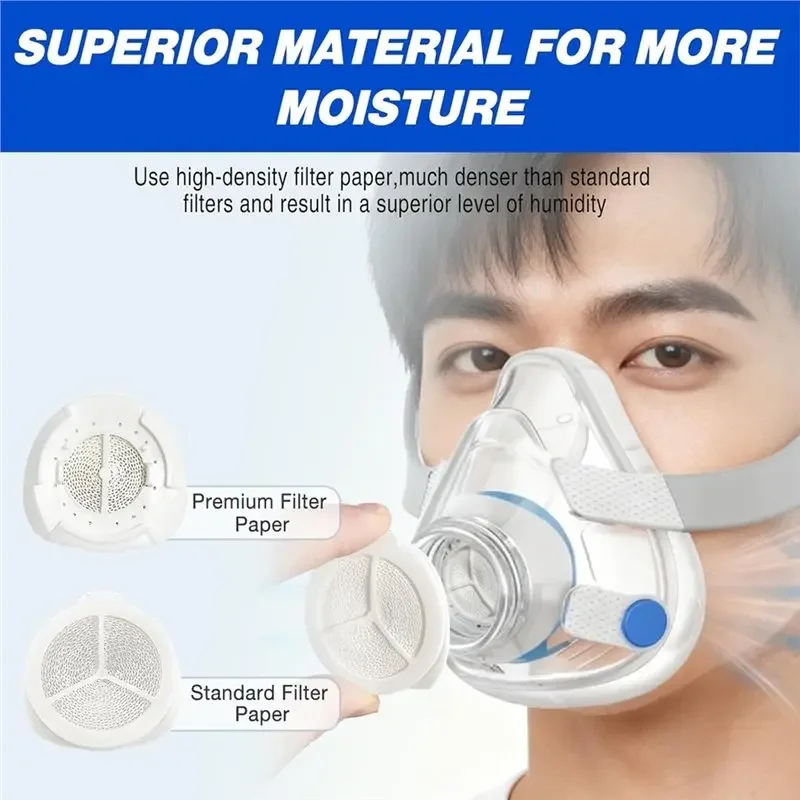 6pcs Waterless Humidifier Filters for Resmed Airfit F20 Full Mask Nasal CPAP Compatible with Humidx - view 5