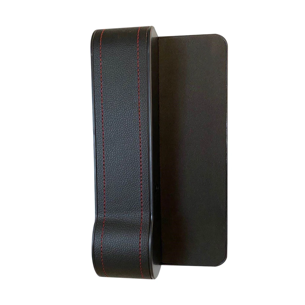 Car Crevice Organizer Pocket Cup Holder Central Console Crevice Storage Box Automotive Accessory, Beige