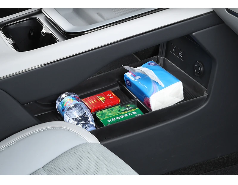 ملحقات الديكور الداخلي للسيارة، طاولة ناقل الحركة، صندوق تخزين سفلي، طبقة تخزين لـ Voyah Courage 2024 2025 #3
