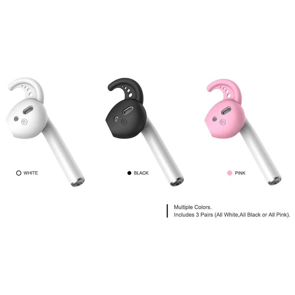 Ốp Tai Nghe Nhét Tai Nghe Móc Tai Đầu Thay Thế Cho AirPods Tai Nghe Nhét Tai Không Dây Hồng