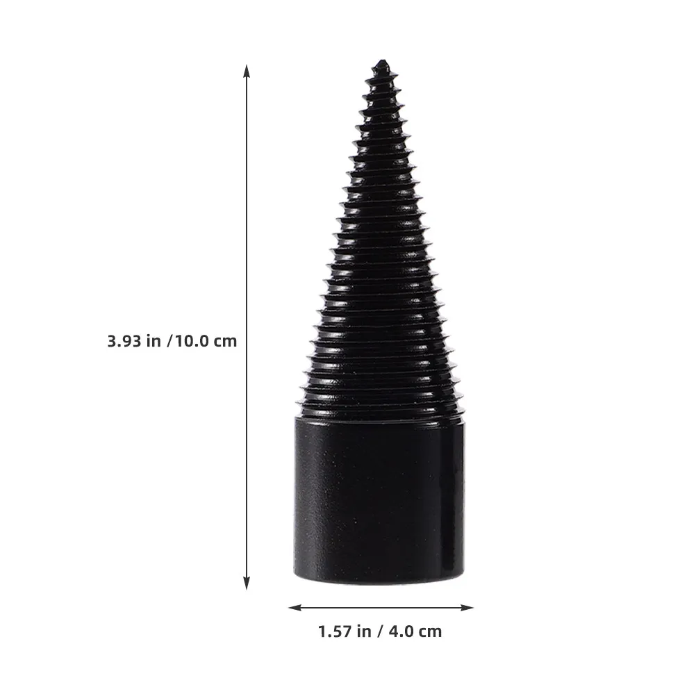 5Pcs Firewood Splitting Drill Bit Set Wood Splitter Drill Bit High Efficiency Geometric Design Deep Threads for Hardwoods Like
